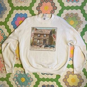 Medium Fruit of the Loom Designed Sweater